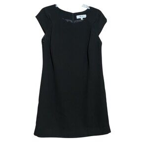 Jones Studio LBD Cap Sleeve Sheath‎ Dress Knee Length Lined Career Cocktail Hour